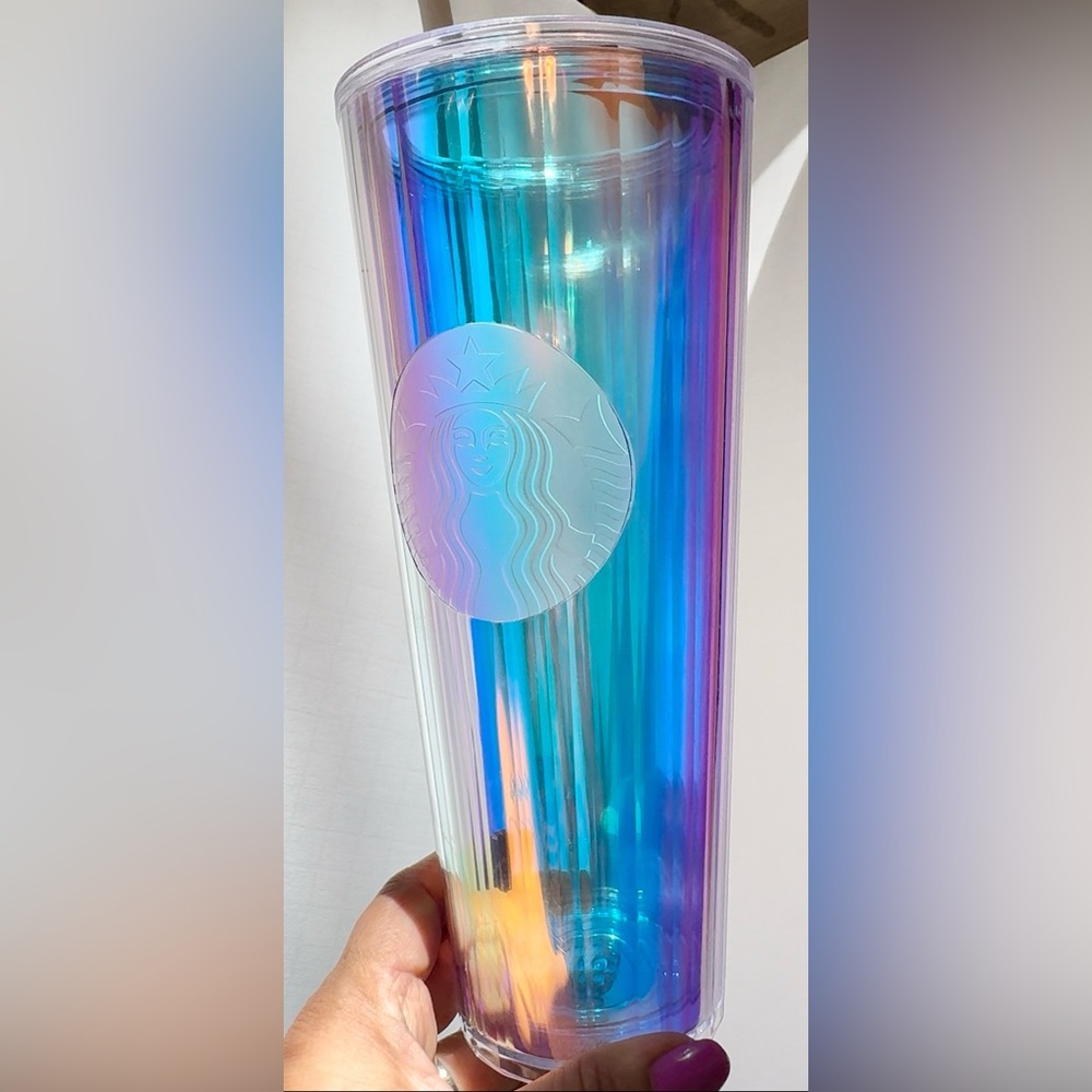 💠 Starbucks Holographic Blue Tumbler 💠